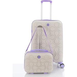 V376 Pp Y.üretim Valiz 65 cm + Makyaj Siyah Set