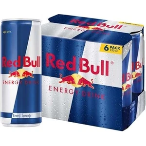 Red Bull Enerji İçeceği 6x250 ml.