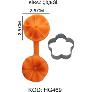 Kiraz Çiçeği Figürlü Gıda Silikon Kalıbı