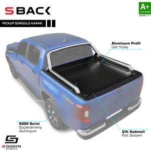 Amarok Araca Özel Arka Kasa Sürgülü Kapı Oem Stil 2023 2024 2025 2026