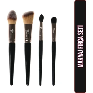 Professinal Makeup Brush High End Serisi 4'lü Set No:3-4-6-11 Makyaj Fırça Seti
