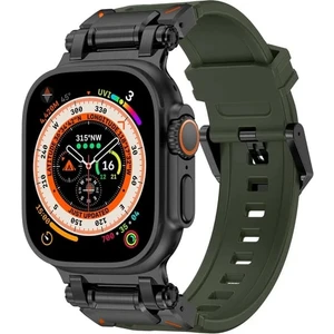 Metal Başlıklı Apple Watch Uyumlu Şık Kordon