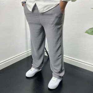 No22 Men Baggy Keten Pantolon