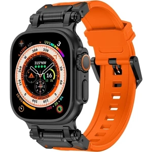 Metal Başlıklı Apple Watch Uyumlu Şık Kordon