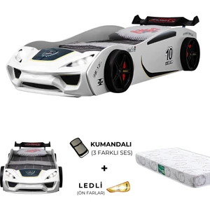 Vento Arabalı Yatak, Ledli - Adaptörlü + 1 Adet Comfort Yatak