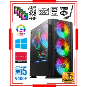 Power RX20 Intel Core I5-9400F 16 GB Ram 256GB M.2 SSD + 1tb HDD 8gb 256BIT RX580 Oyuncu Masaüstü Bilgisayar