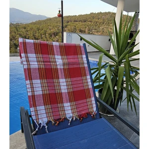 İsmail Gürel Klasik Hamam Peştemali 80X170 cm  Kırmızı Renk