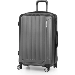 Polo&sky Spring Model Füme Renk Orta Boy Valiz Bavul