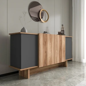 Home Diana 180 cm Konsol , Ceviz- Antrasit Konsol
