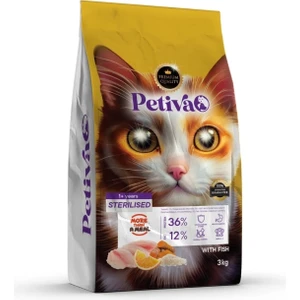 Kısırlaştırılmış Balıklı Kedi Maması 3 kg