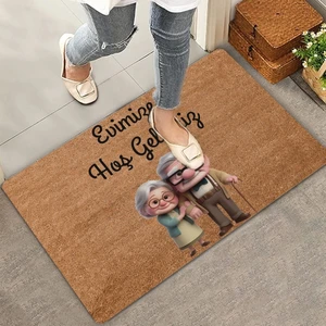 Valerine Life Sevimli Yaşlı Çift Evimize Hoş Geldiniz Kapı Önü Paspası 45X70CM