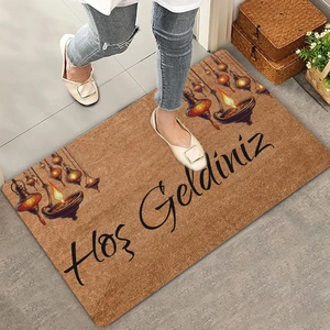 Valerine Life Kandiller Hoş Geldiniz Kapı Önü Paspası 45X70CM