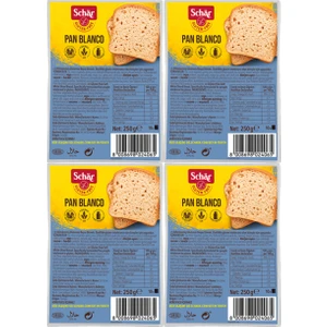 Pan Blanco Glutensiz Beyaz Ekmek 250 gr (4 Adet)