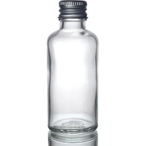 50 ml Metal Kapaklı lik Shot Şişesi 50 cc Kolonya Koku Süs Küçük Cam Şişe 6 Adet