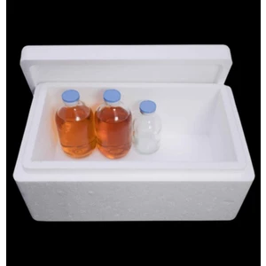 Sıcak Soğuk Korumalı Strafor Köpük Kutu 2kg Hacimli 27X17X16CM Izoleli Termoskap Soğuk Zincir Kolisi