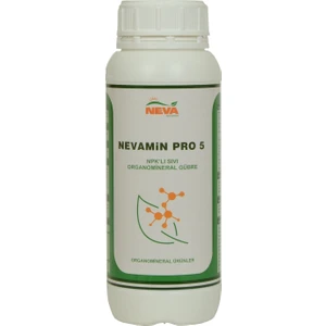 Nevamin Pro5 -Npk'lı Sıvı Organomineral Gübre -1l