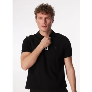 Siyah Erkek Basic Polo T-Shirt F4Sm-Tst 0747