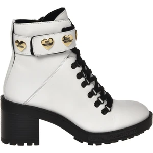 Love Moschino Beyaz - Siyah Kadın Bot JA24387G0HIA0100