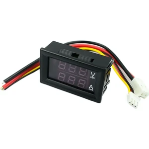 Dijital Voltmetre ve Ampermetre Dc 0-100V 10A