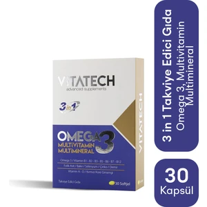 Omega 3 Multivitamin ve Mineral Ginseng 30 Kapsül