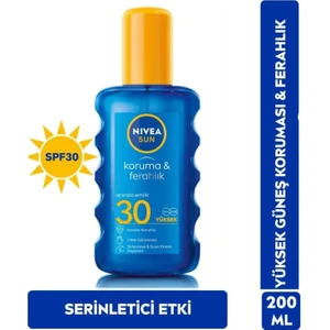 Sun Güneş Spreyi 200 ml Koruma & Ferahlık, Transparan 30 Gfk 4005900253545  Vücut Güneş Kremi