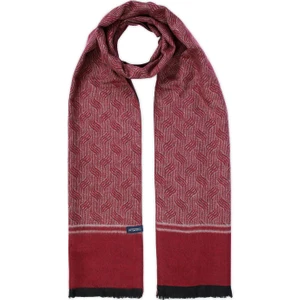 Bordo  Desenli Atkı