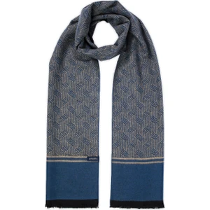 Indigo - Bej Desenli Atkı