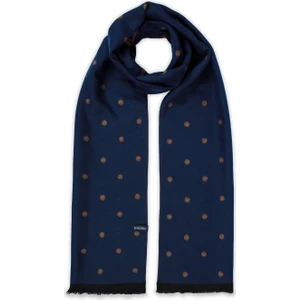 Indigo Desenli Atkı