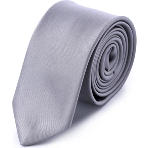 Gri Düz Klasik Micro Kravat