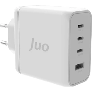 100W 4 Portlu Usb-C + Usb-A Gan Şarj Aleti iPhone & Macbook & Notebook Uyumlu Pd Type-C Hızlı Şarj Cihazı Beyaz
