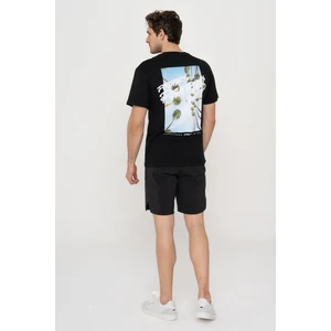 Jack & Jones Erkek Sırt ve Göğüs Baskılı Tişört - Tulum