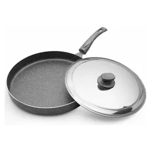 01723 Çift Taraflı Yanmaz Yapışmaz Granit Gözleme Krep Tavası 32CM