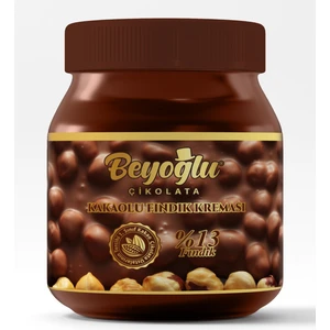 %13 Fındıklı Krem Çikolata Cam Kase 350GR.