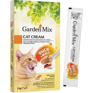 Garden Mix Malt ve Ördekli Sıvı Kedi Ödül Maması 15 gr 5 Adet