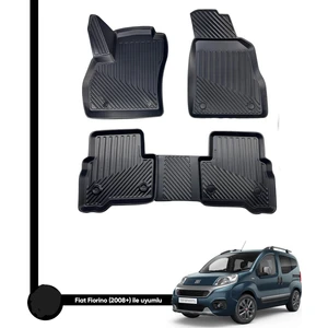 Fiat Fiorino 2008-2022 Birebir Uyumlu 3D Havuzlu Subway Oto Paspas