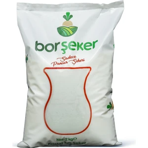 Bor Şeker – Kristal Toz Şeker 2 kg %100 Pancar Şekeri