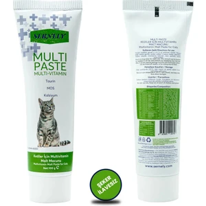 3 Adet Multi-Paste 100GR ( Kediler Için Multivitamin Malt Macunu )