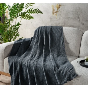 Doqu Home Adora Koltuk Şalı Indigo - 130X170 cm