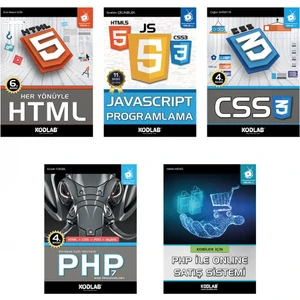 Kodlab Yayınları Php İle Web Programlama Seti