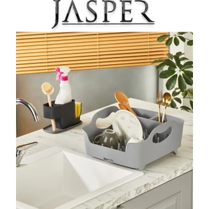 Jasper JPR-0121 Çok Amaçlı Kaymaz Taban Bulaşıklık ve Sıvı Deterjan Fırça Seti