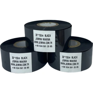 Jebrini Makine Sıcak Baskı Tarih Kodlama Mürekkebi/şeridi Tarih Kodlama Ribonu Sıcak Baskı Folyosu 30MM 122CMX3ADET