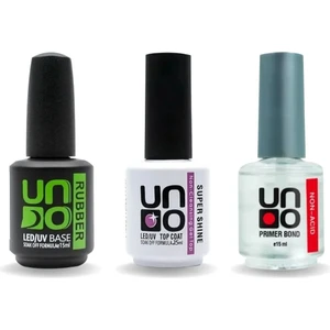 Anil Professional Cosmetics Süper 3'lü Set ( Rubber Base Coat ,top Coat , Primer) 15 ml