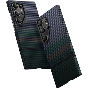Galaxy S24 Ultra Uyumlu Kılıf Magsafe Şarj Özellikli Karbon Fiber Benks Aurora Armorair Kevlar Kapak