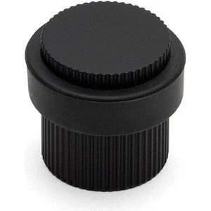 1016 Kapı Stoperi 38 Mm Siyah Yapışkanlı/Vidalı