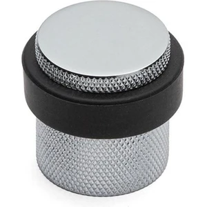 1017 Kapı Stoperi Yapışkanlı/Vidalı Krom Renk Çap 32 mm