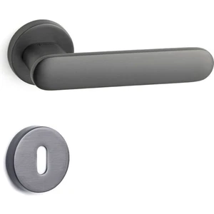 Sınus Rozetli Kapı Kolu Füme Rengi Oda - Hha227Ro12N Bbn