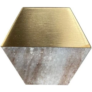 Çap 35Mm X 40Mm Kum/Mat Sarı Düğme Kulp / Doğal Taş