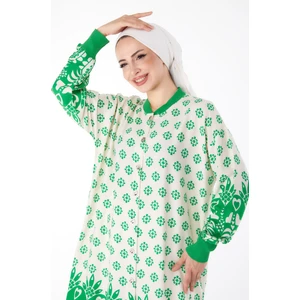 Yeşil Tesettür Tunik 25623