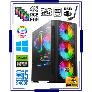 Power RTX25 Intel Core I5-9400F 16 GB Ram 512 GB M.2 SSD + 1tb HDD 12GB 192BIT RTX3060 Oyuncu Masaüstü Bilgisayar