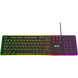 Gaming Rgb Işıklı Daktilo Kablolu Blue Switch Q Klavye BKB10